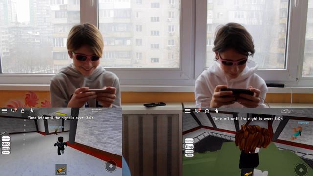 Играем в Robлох, хотелось написать 10 часов, но мы играем 4 минуты смотреть онлайн