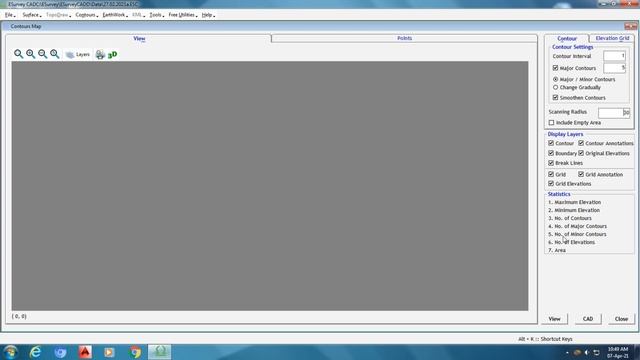 how to draw contour line with ESurvey CADD and excel csv file смотреть онлайн