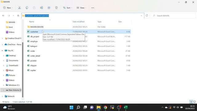 Cara Gampang Upload file .csv ke Database смотреть онлайн