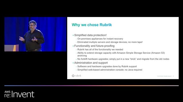 AWS re:Invent 2019: Meredith delivers media content to all with AWS and Rubrik (ARC206-S) смотреть онлайн