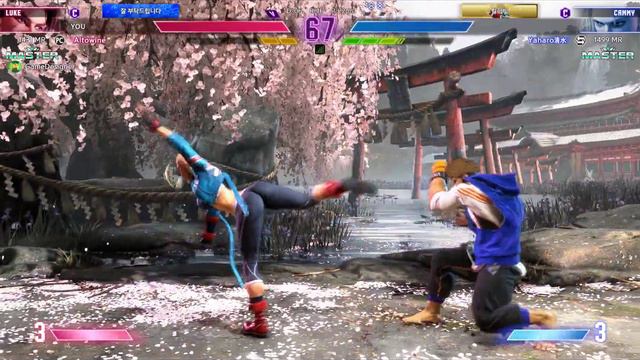 Altowine (Luke/C/MR 1438) vs Cammy (C/MR 1492) | Street Fighter 6 смотреть онлайн