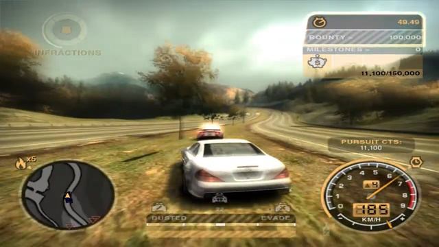 Need for Speed Most Wanted 2005 Прохождение Часть 27 На меня напал вертолет в NFS смотреть онлайн
