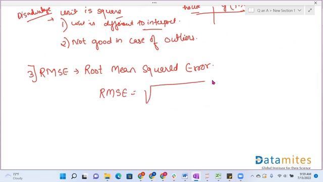 Evaluation Metrics for Regression Models | Machine Learning Tutorial смотреть онлайн