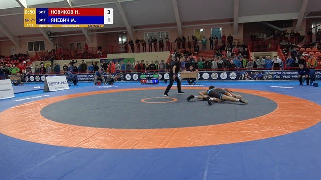 МАТ В. Первенство Республики Беларусь по греко-римской борьбе среди юношей. смотреть онлайн