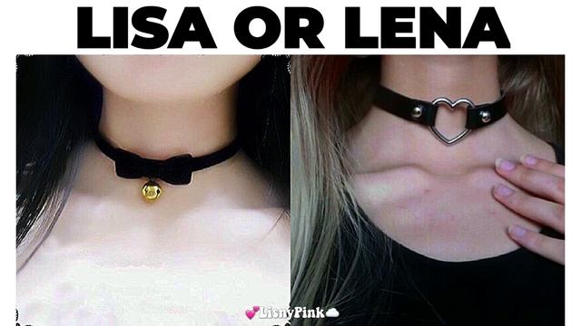 LISA OR LENA ♥️ BLACK STYLE #6 LisnyPink