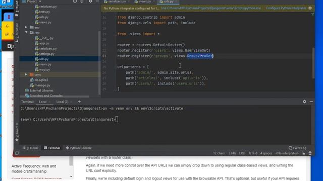 Django Rest Framework Example App from docs #10 смотреть онлайн