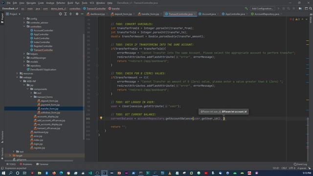 29 DEMO ONLINE BANKING APP WITH SPRING BOOT TRANSFER TRANSACTION смотреть онлайн