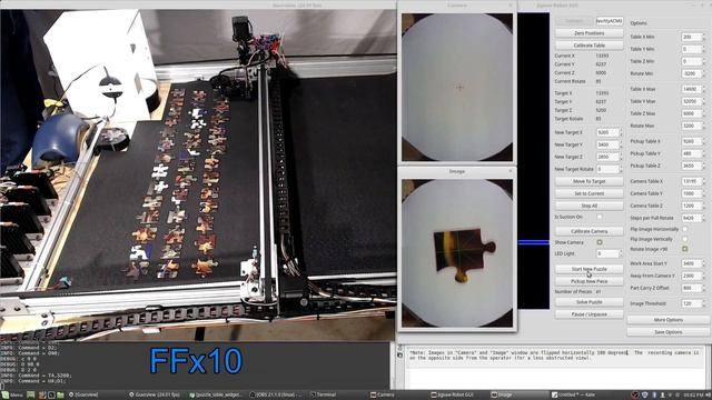 Jigsaw Puzzle Solving Robot