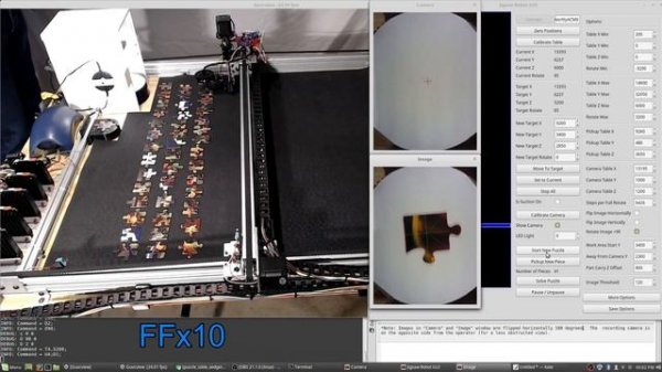 Jigsaw Puzzle Solving Robot