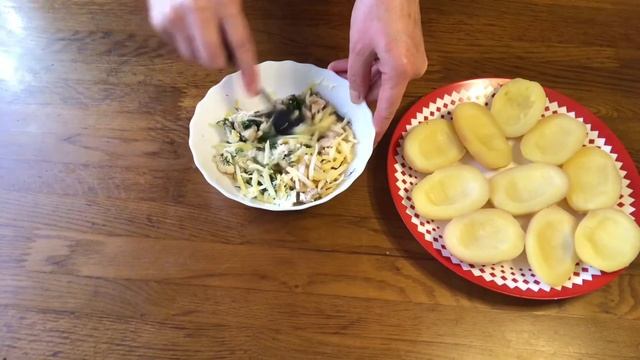 От такой картошки никто не откажется* Фаршированный картофель смотреть онлайн