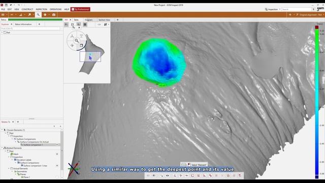 How to Calculate the Depth and Area of Your 3D Scanned Data in GOM Inspect смотреть онлайн