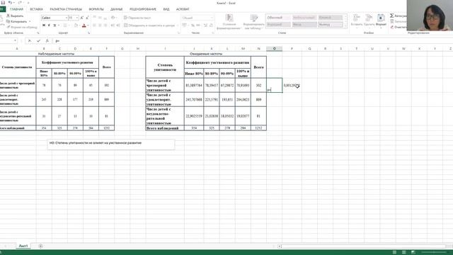 Биостатистика Хи квадрат смотреть онлайн