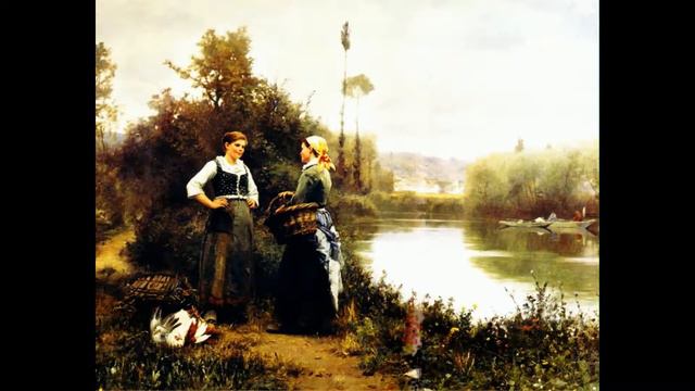 Daniel Ridgway Knight Paintings HD смотреть онлайн