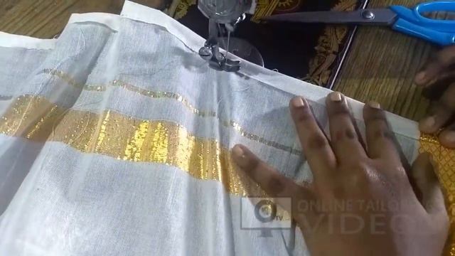வீட்டிலிருந்தே ஒட்டிக்கோ, கட்டிக்கோ வேஸ்டி தைக்கலாம் | Velcro dhoti cutting and stitching in tamil смотреть онлайн