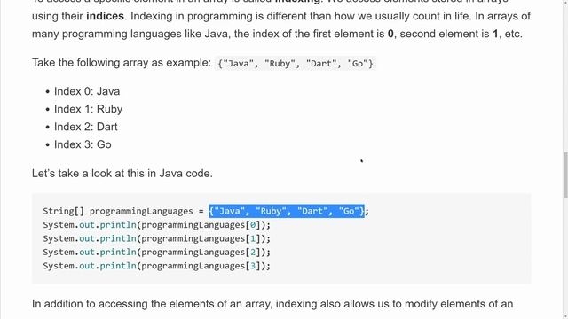 Arrays in Java - Java Basics 4.1 смотреть онлайн