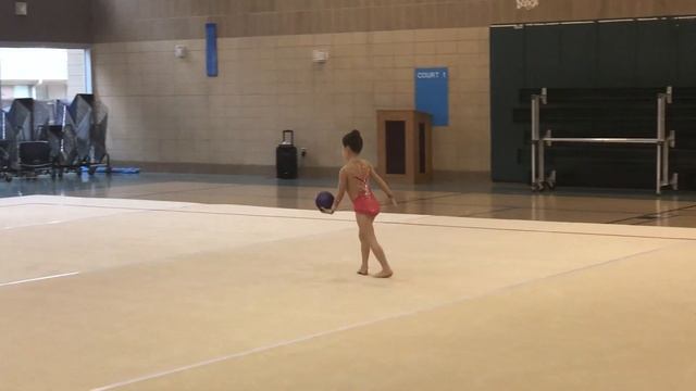 Nastya Chernikova. Level 4, Excel B. Rhytmic Gymnastic Ball routine, Dallas, TX, Feb 18, 2018 смотреть онлайн