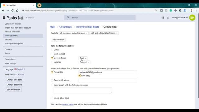 How to Auto-Forward Yandex Business Email to Gmail [FREE GSUITE ALTERNATIVE] смотреть онлайн