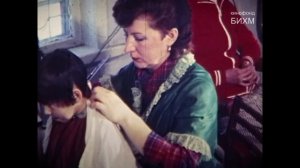 Парикмахерская в подшефном хозяйстве Бердского электро-механического завода Бураново