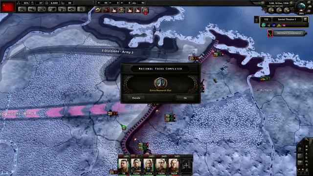Hearts of Iron 4 - Soviet Union - 1.2 Max Sliders Trotsky (Veteran difficulty) Part 3 смотреть онлайн