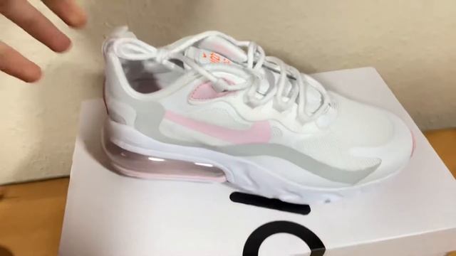 Nike Wmns Air Max 270 React White Pink Foam CZ0372-101 смотреть онлайн
