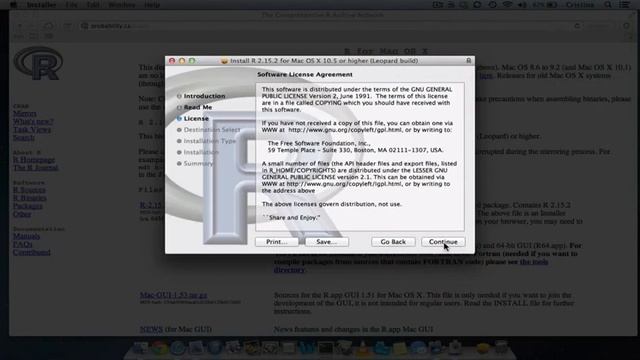 Installing R Mac OSX смотреть онлайн
