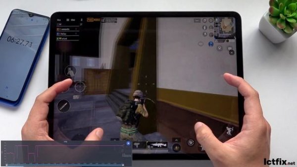 iPad Pro 12.9 2021 PUBG Gaming test 90FPS | Apple M1