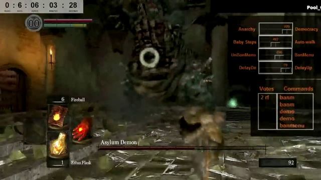 Twitch Plays Dark Souls - The Asylum Demon (Real-Time Edit) смотреть онлайн