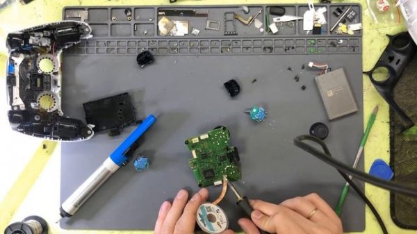 Sony PlayStation 5 DualSense ремонт стика \ Analog stick repair