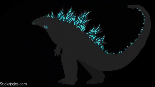 Godzilla 2021 stk test (Stick Nodes Animation) [Black Dragon] смотреть онлайн