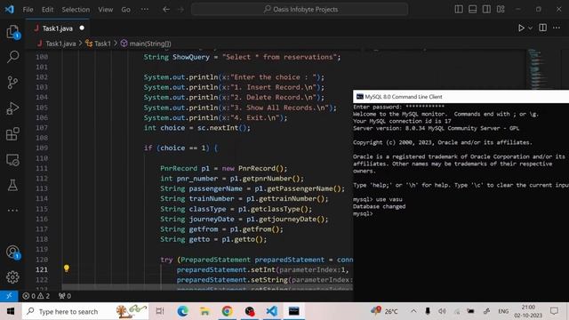 Online Reservation System | Task -1 | Java Development | Oasis Infobyte Internship | Source Code смотреть онлайн
