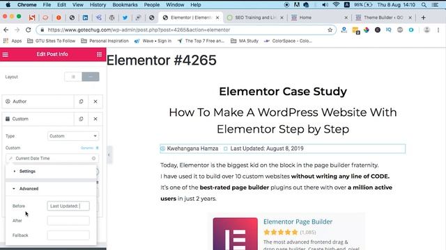 How To Set Automatic Last Updated Date In Elementor (Dynamic last modified & Current Date NO CODE) смотреть онлайн