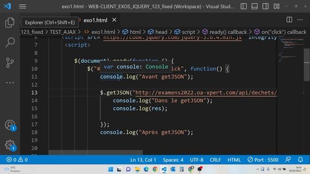 Cours L3i du 10 mars 2023 - jQuery et AJAX смотреть онлайн