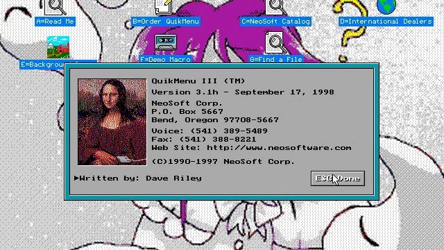 Touhou NEC PC-98XX Personalization On MS-DOS - QuickMenu 3