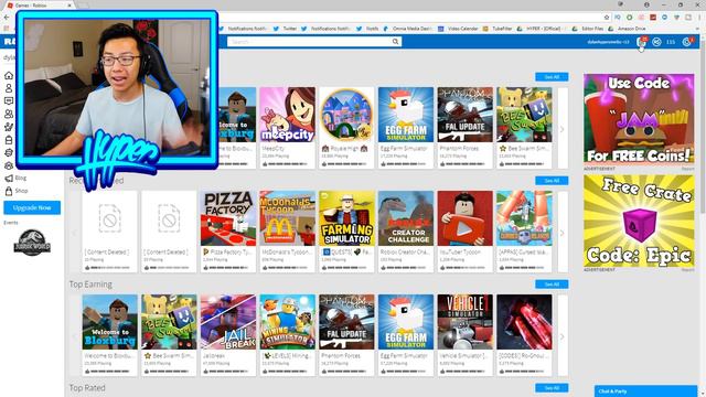 i gave my password to a free robux game.. (roblox) смотреть онлайн