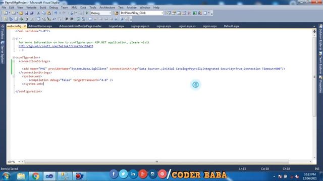 01 Payroll ASP.NET C# SQL Server Bootstrap in Hindi | coderbaba смотреть онлайн
