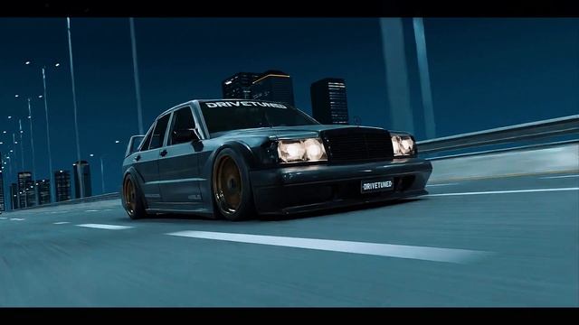 Mercedes-Benz 190 Evo 2 - Jet Black - [Blender 3D animation] смотреть онлайн