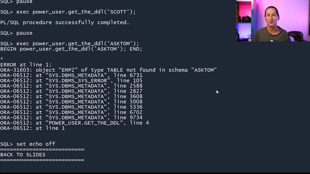 Your DBMS_METADATA questions answered and more! смотреть онлайн
