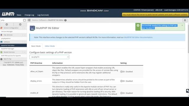 How to change PHP version on Bluehost dedicated hosting смотреть онлайн
