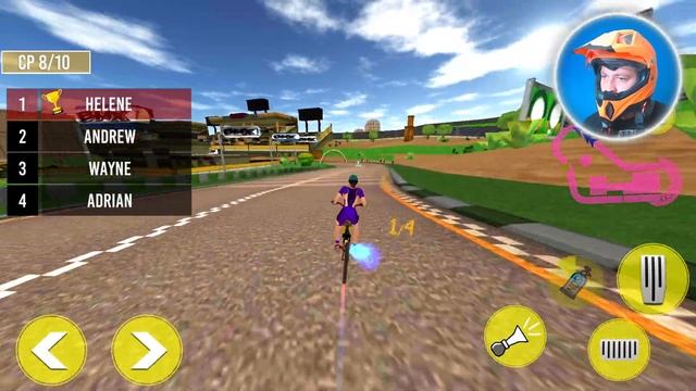 BMX Bicycle Rider PvP Race : Cycle Racing Games Gameplay смотреть онлайн