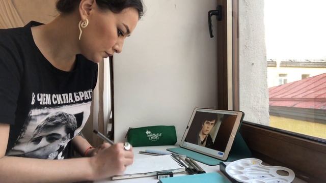 В ЧЕМ СИЛА, БРАТ? Рисую портрет Сергея Бодрова младшего. ЧАСТЬ 2 смотреть онлайн