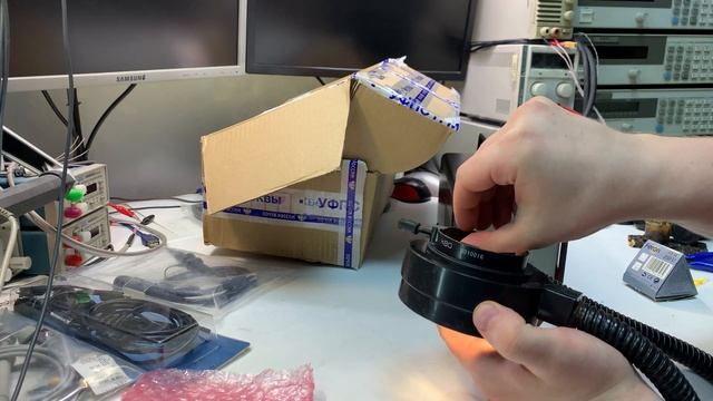 Подсветка микроскопа МБС 10 промышленного исполнения. смотреть онлайн