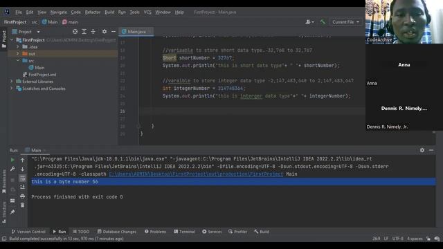 Lesson 13 Primitive data Types in Java смотреть онлайн