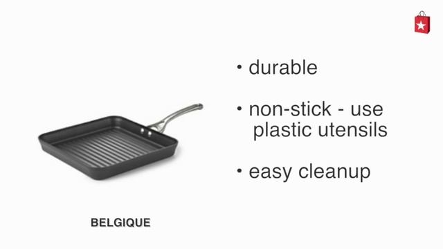 Belgique Hard Anodized 11 In. Grill Pan Comparison Video смотреть онлайн