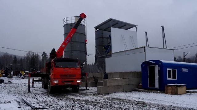 Зимний бетонный завод Рифей, Красноярский край смотреть онлайн