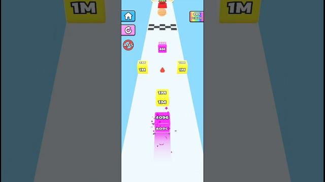 играю в игру Jelly run 2048 смотреть онлайн