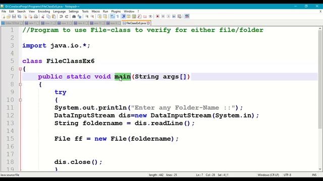 169. File-class to VERIFY for FIle or Folder || Input-Streams & Output-Streams || Java IO Streams смотреть онлайн