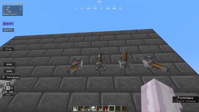 Redstone combination lock Tutorial 1.12+ - java only смотреть онлайн