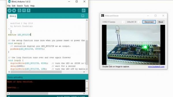 Blink an LED using ESP32 Programmed in Arduino IDE | Nano32|
