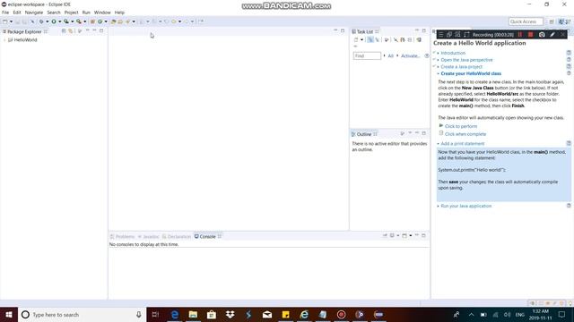 JAVA: TUTORIAL 2: DOWNLOAD ECLIPSE IDE AND RUN PROGRAM смотреть онлайн