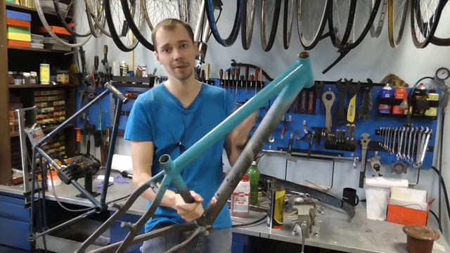 Антикоррозийная обработка стальной рамы велосипеда. смотреть онлайн